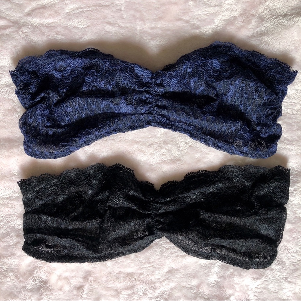 NWOT Free People Essential Lace Bandeau Bundle